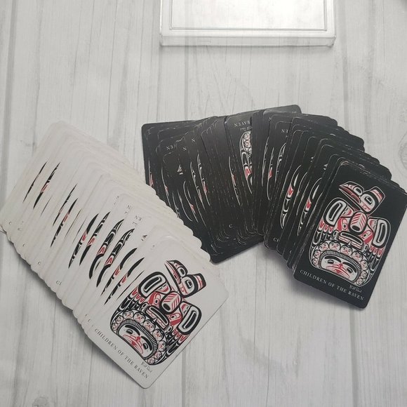 Artist Bill Reid Northwest Native American Totem Raven Playing Cards - Picture 4 of 8